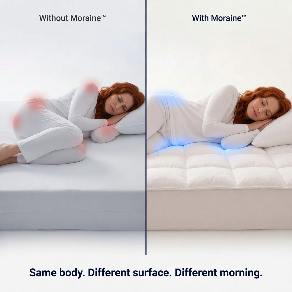 The Moraine 1000GSM Mattress Topper